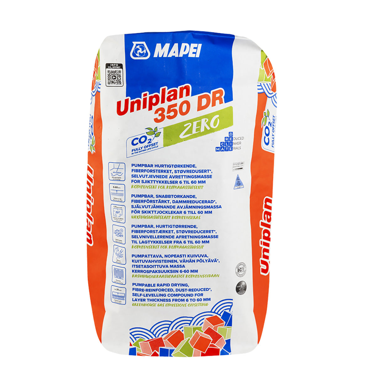 Avrettingsmasse Uniplan 350 DR Zero 20 kg