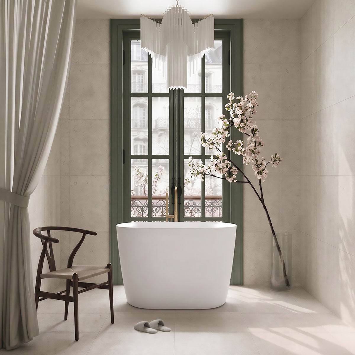 Badekar Tenfors Aspen 1100 Hvit