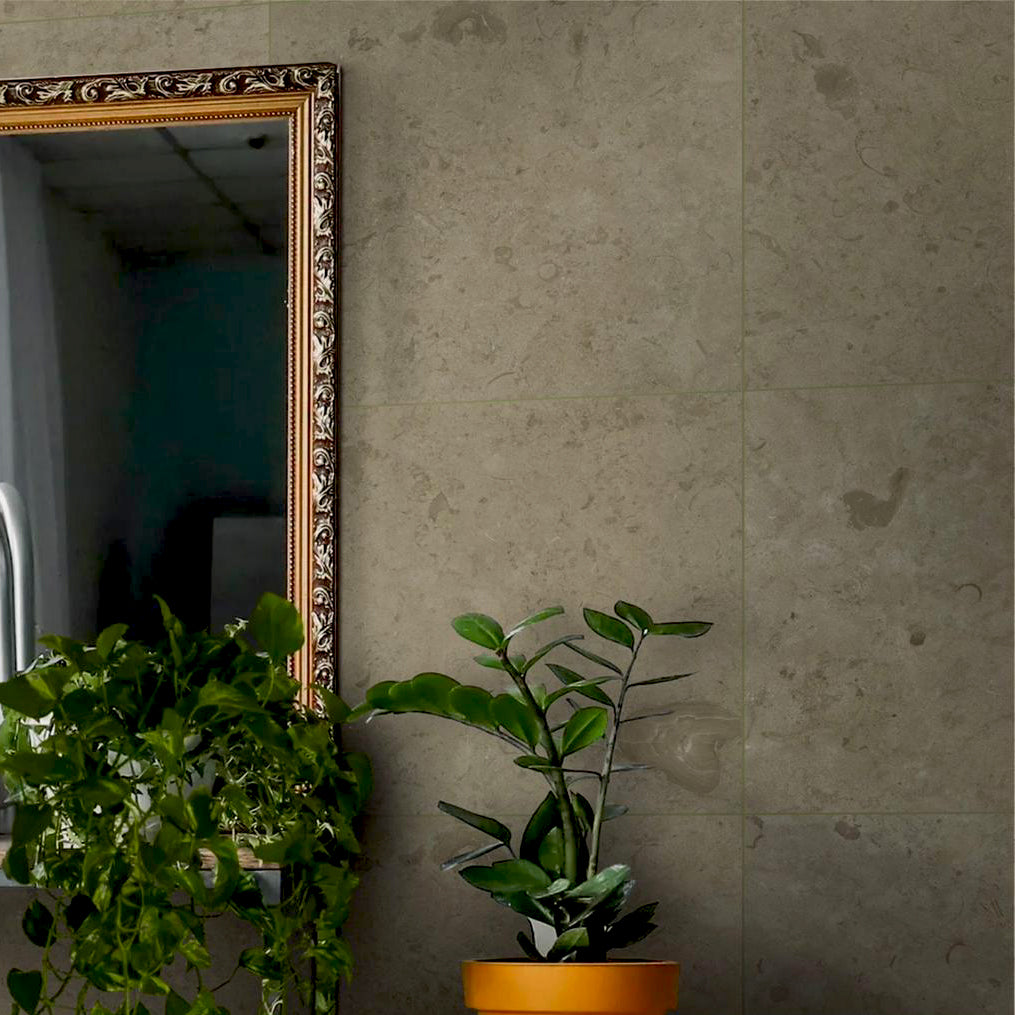 Gulvflis Jura Kalksten Taupe Matt 60x60