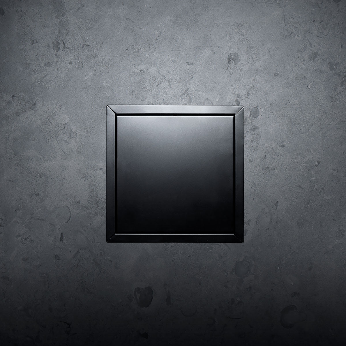 Inspeksjonsluke Push Black 200x200 mm