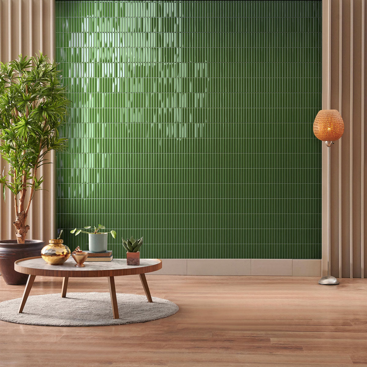 Veggflis Melody Royal Green Blank 20x20