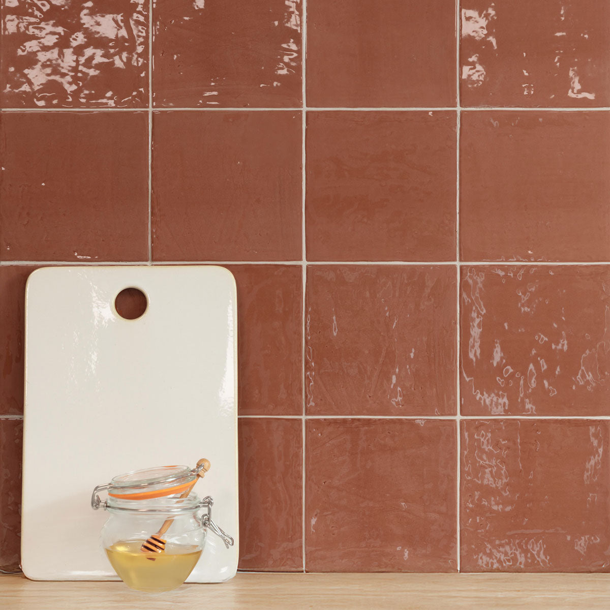 Veggflis New Country Clay Blank 15x15