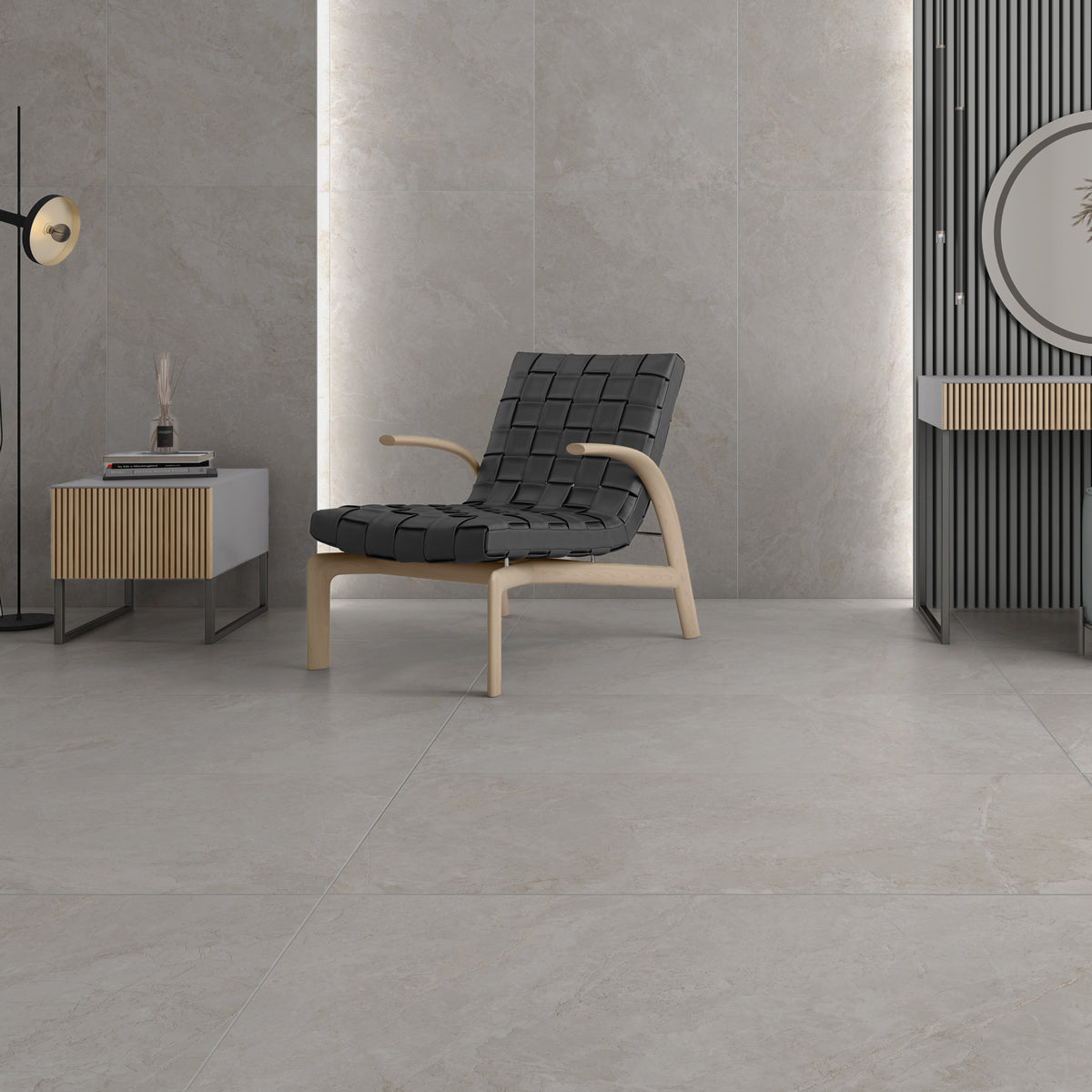 Gulvflis Marais Bone Marmor Matt 60x60