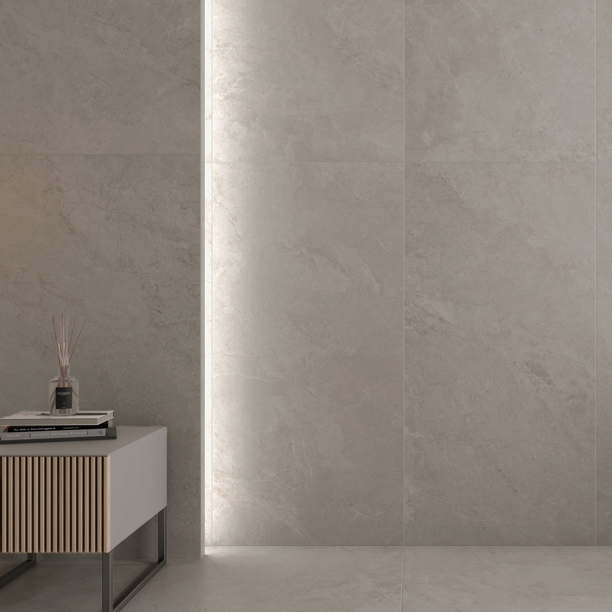 Gulvflis Marais Bone Marmor Matt 60x60