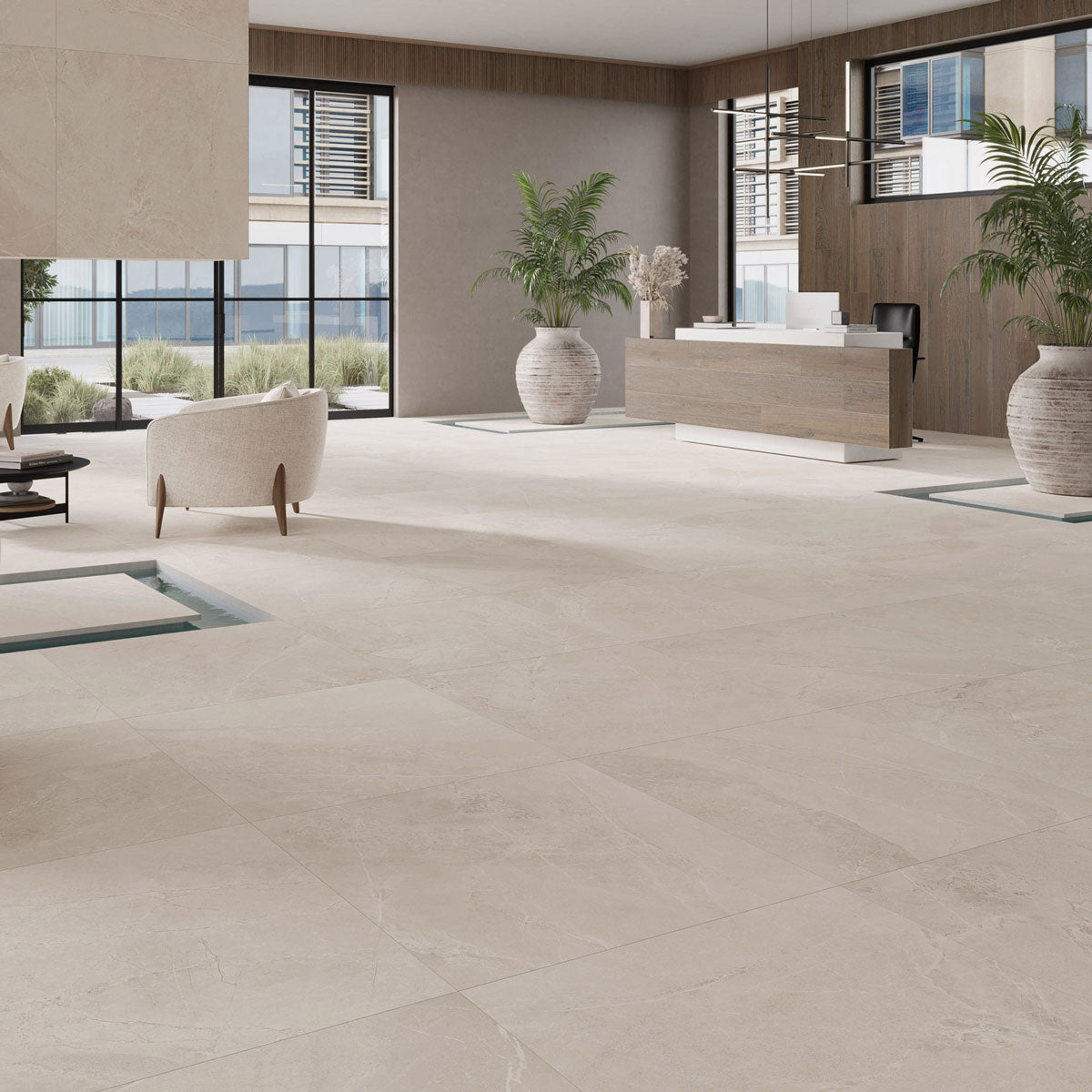 Prøve Klinker Moon Sand Marmor Matt 60x120