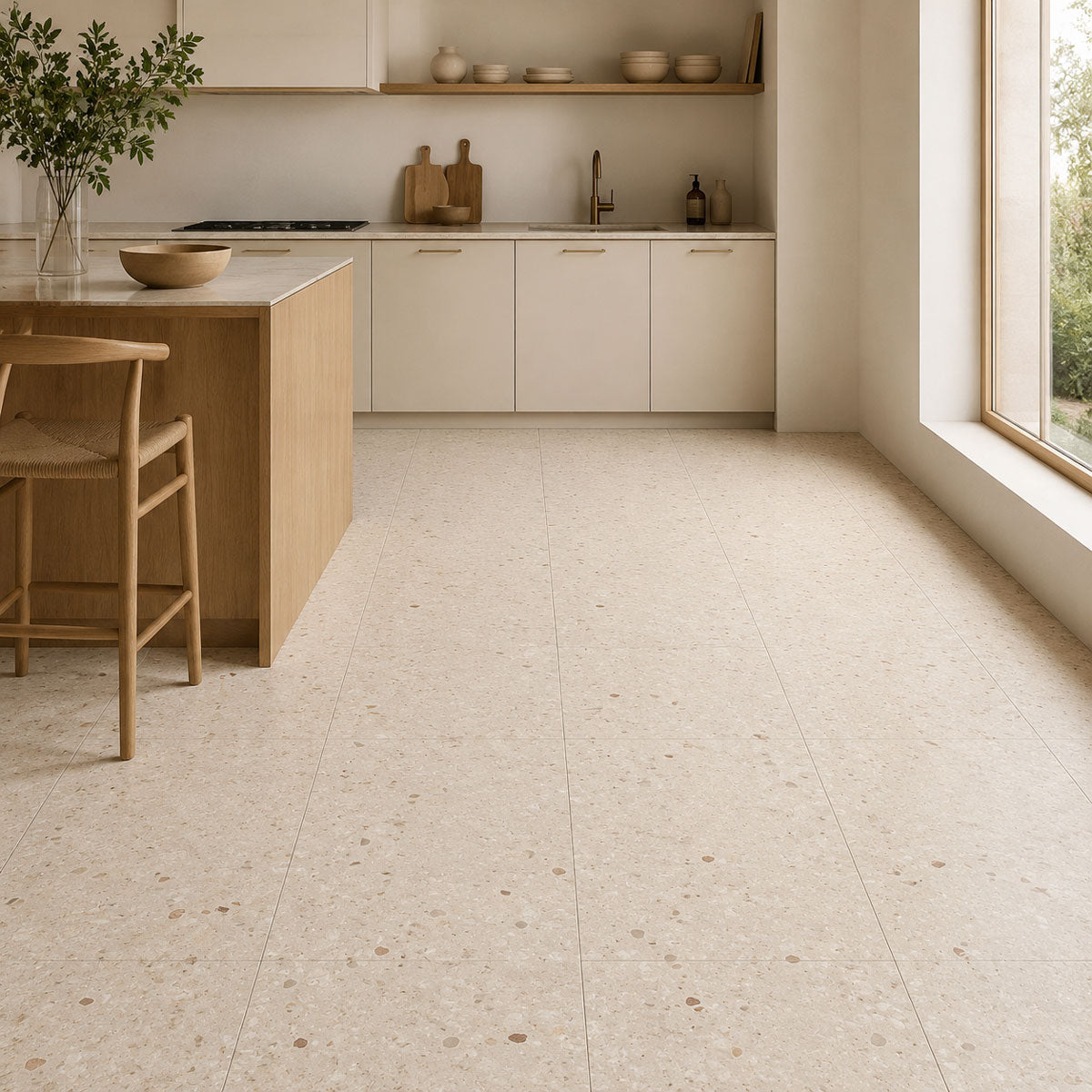 Gulvflis Oikos Terrazzo Beige Matt 60x120