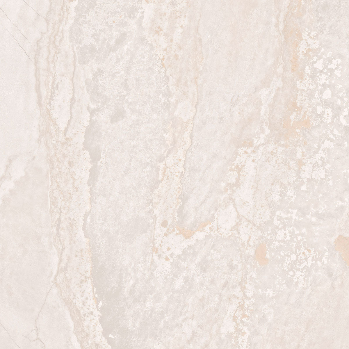 Gulvflis Planet Cream Metal Shine 90x90