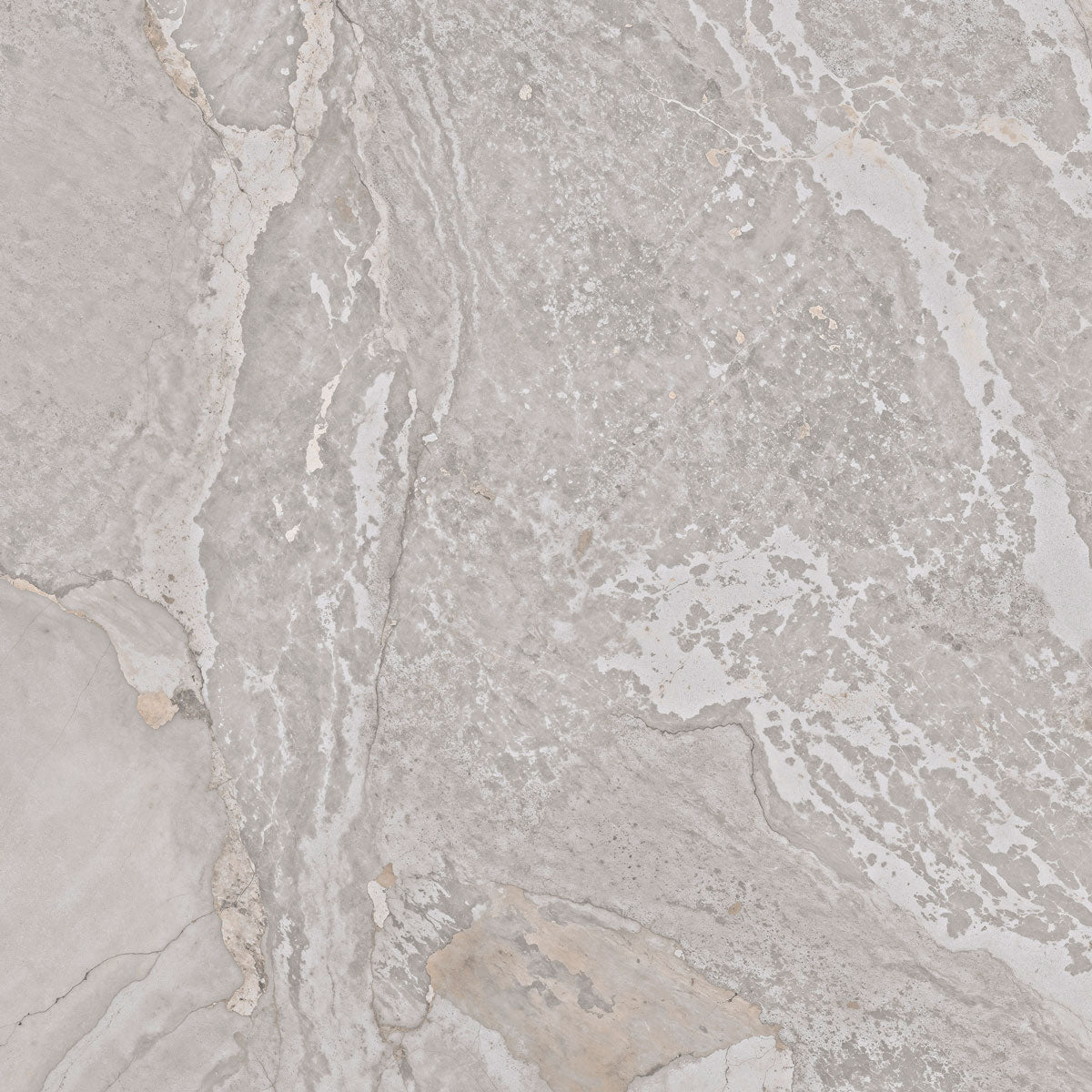 Gulvflis Planet Grey Metal Shine 120x120