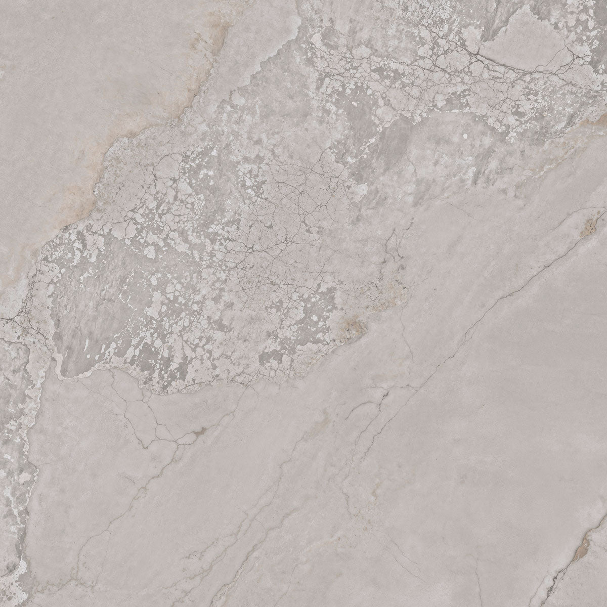 Gulvflis Planet Grey Metal Soft 120x120