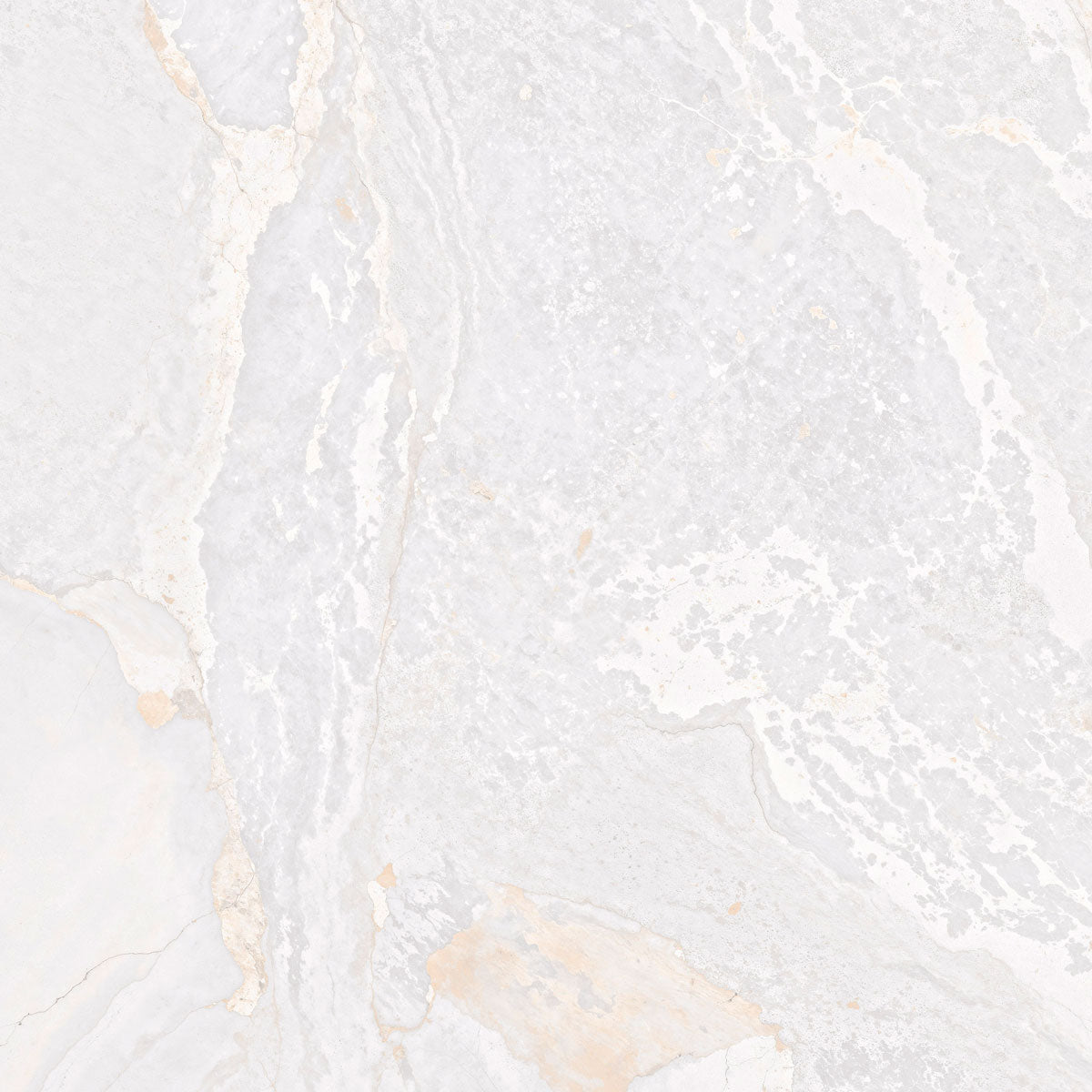Gulvflis Planet White Metal Shine 120x120