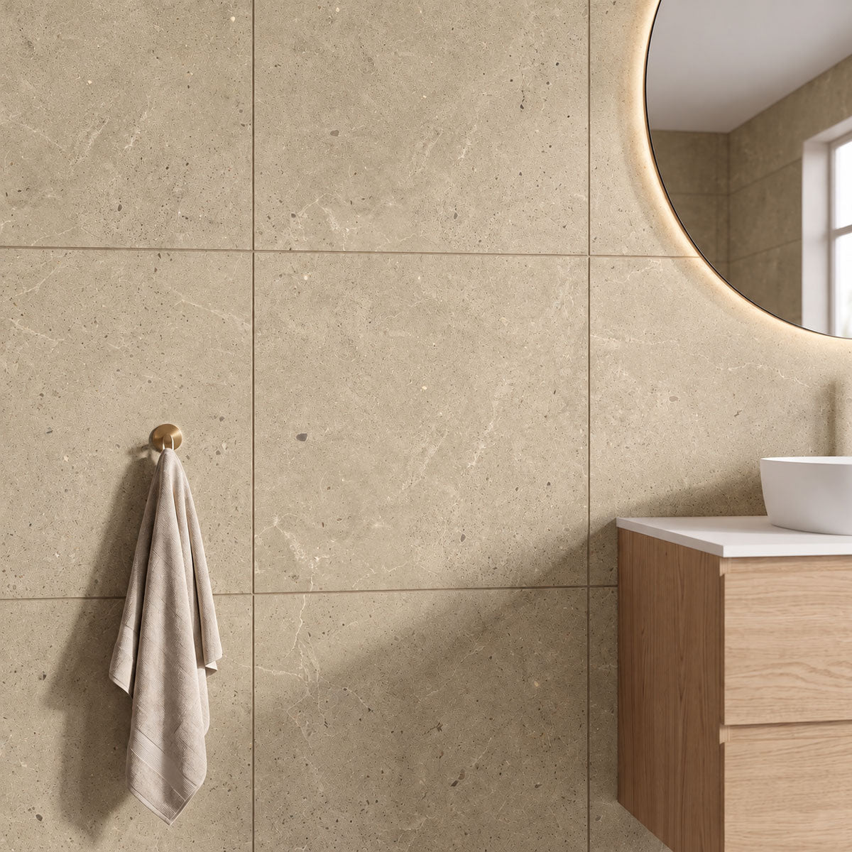 Gulvflis Serenna Mud Matt 60x60