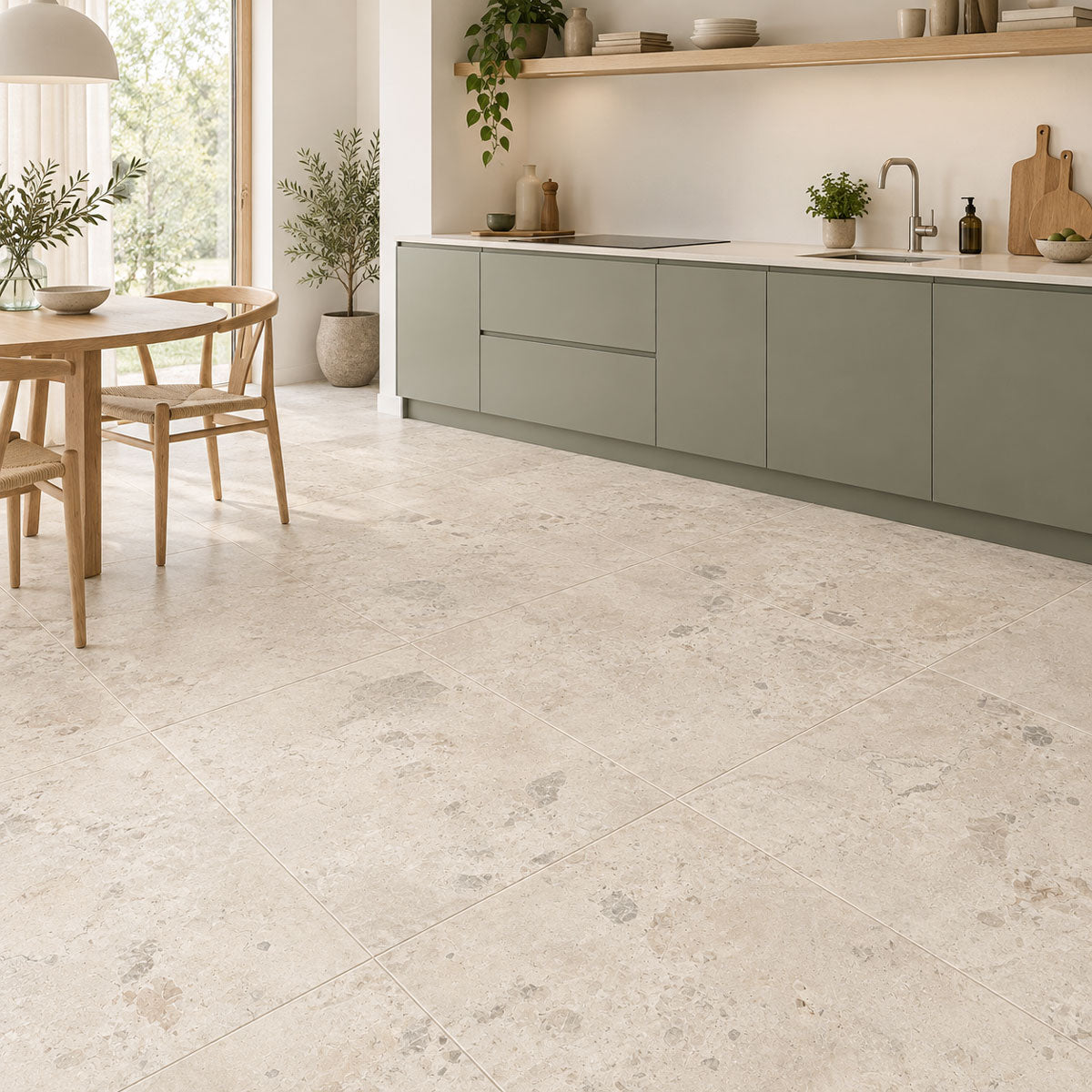 Gulvflis Stratos Breccia White Matt 100x100