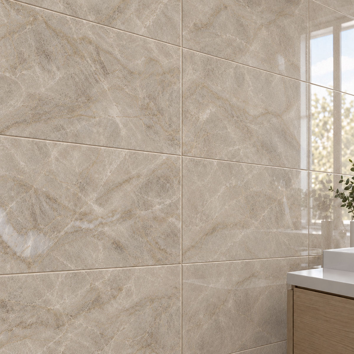 Gulvflis Tajmahal Tan Marmor Blank 30x60
