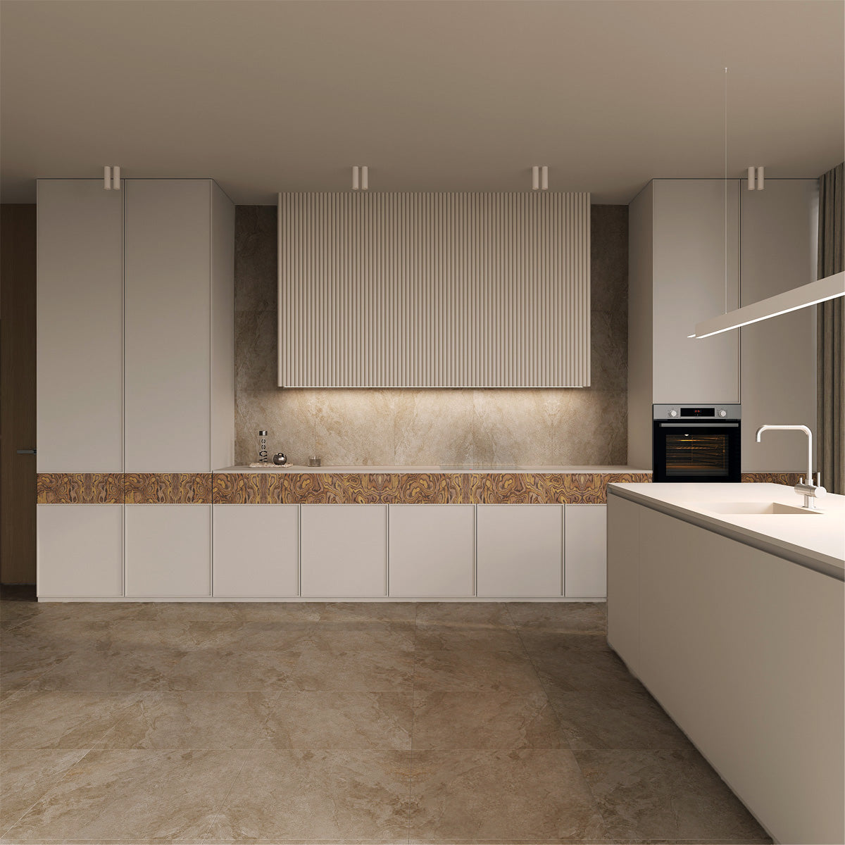 Gulvflis Marais Beige Marmor Matt 60x60