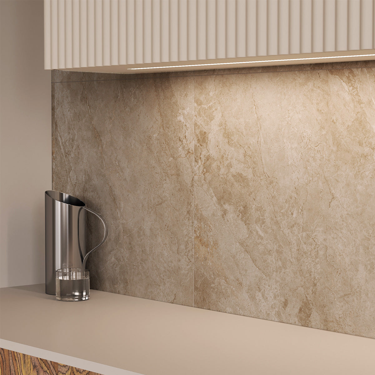 Gulvflis Marais Beige Marmor Matt 60x60