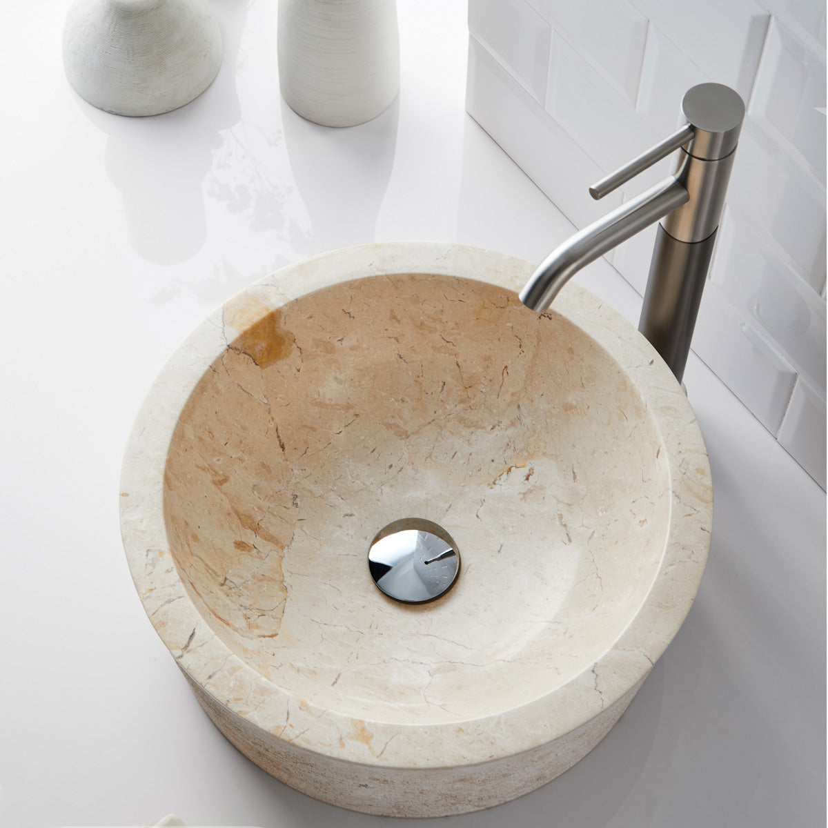 Servant Marmor 40x40x15 cm
