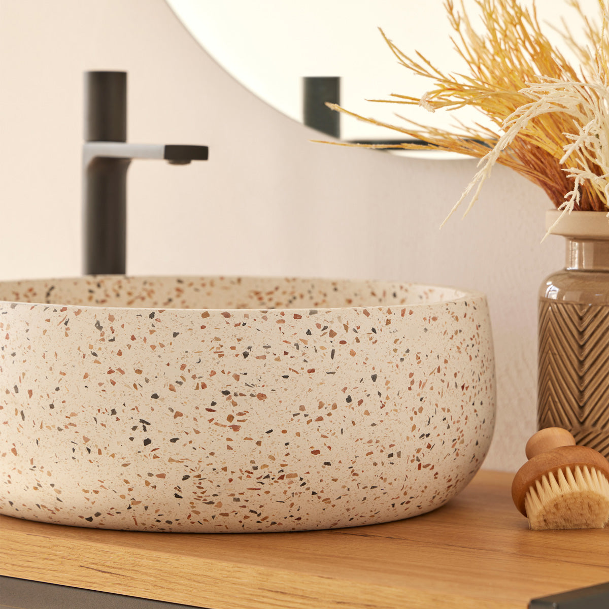 Servant Terrazzo Mix 39x39x14 cm