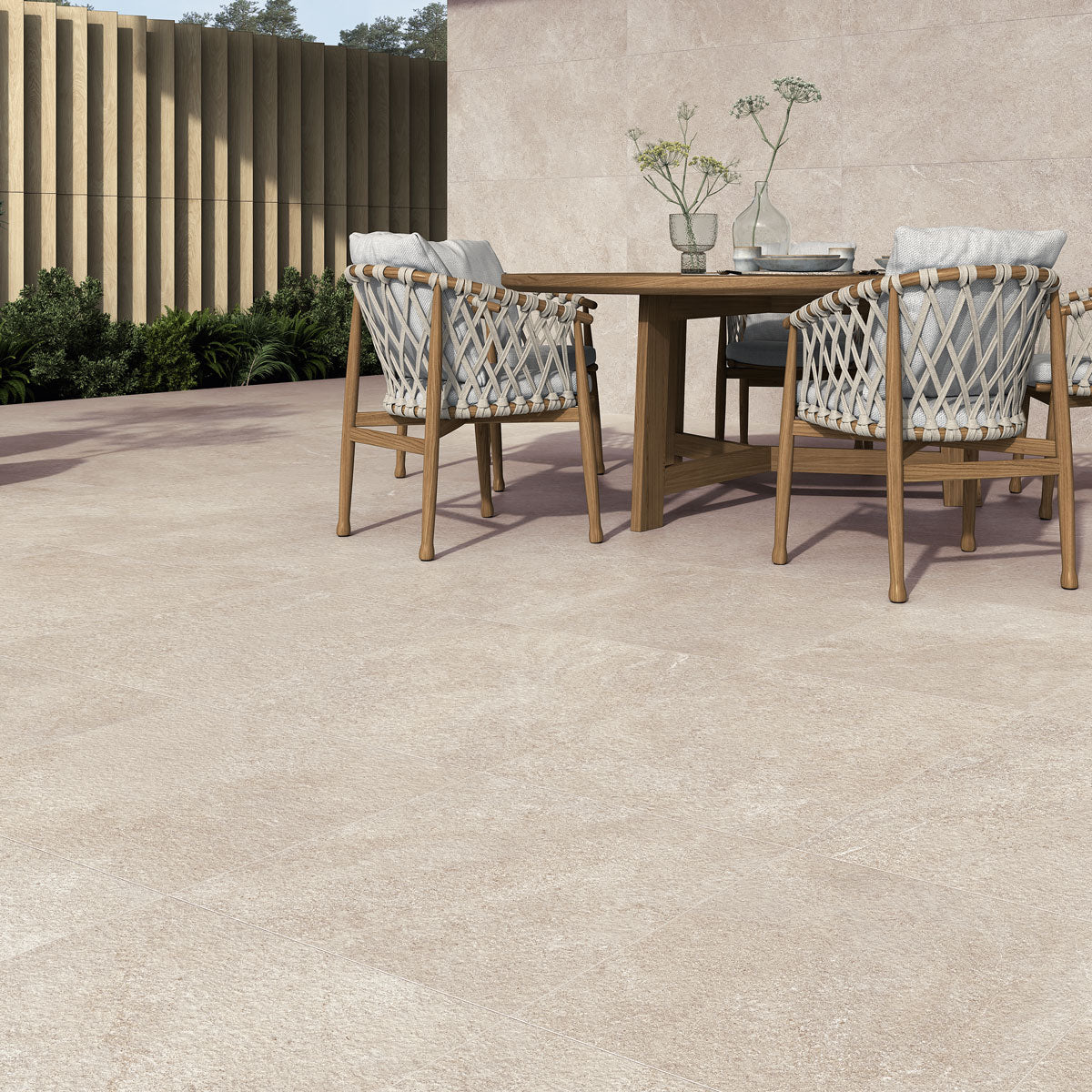 Prøve Utendørs gulvflis Arenite Natural 60x60 20mm