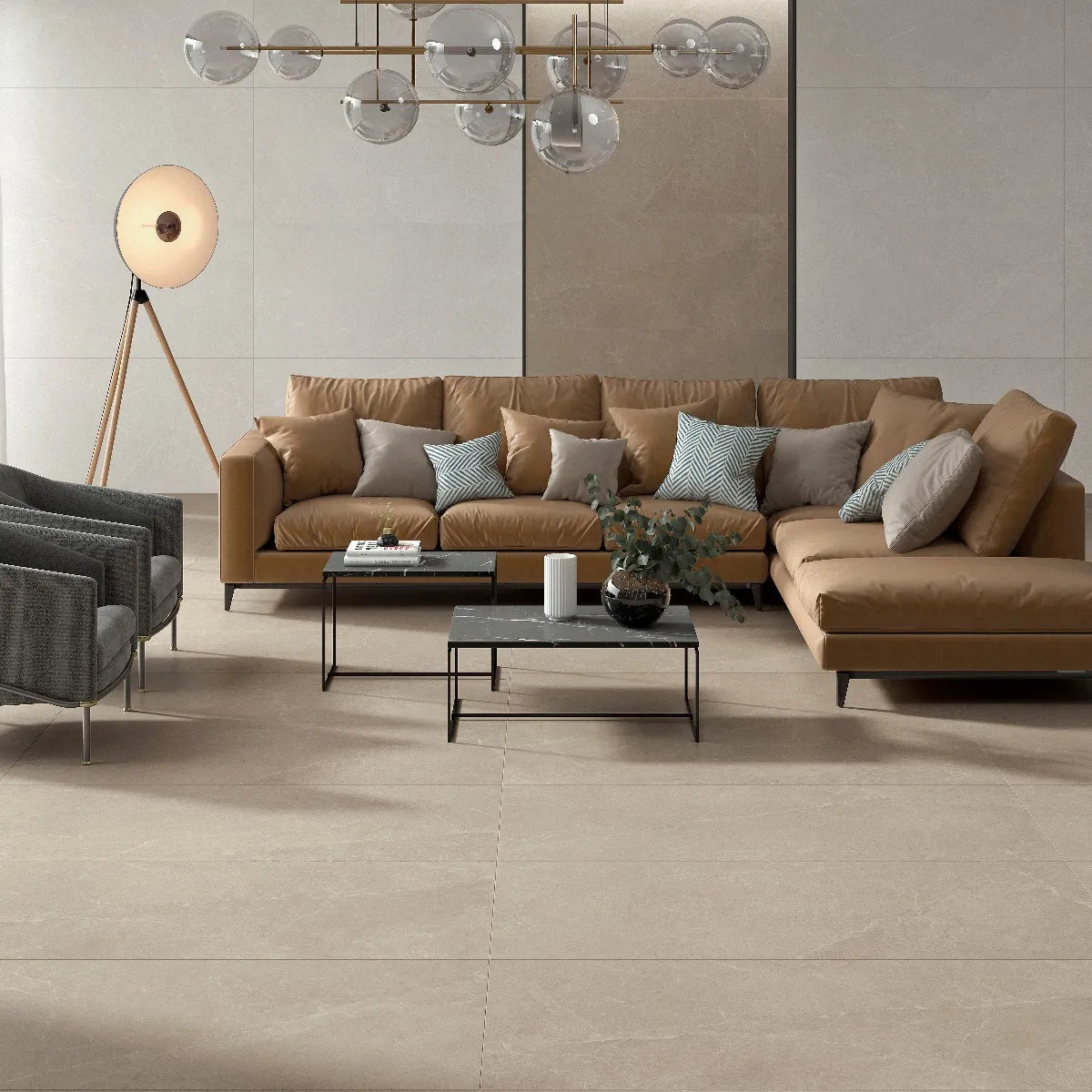 Gulvflis Storm Earth 60x60