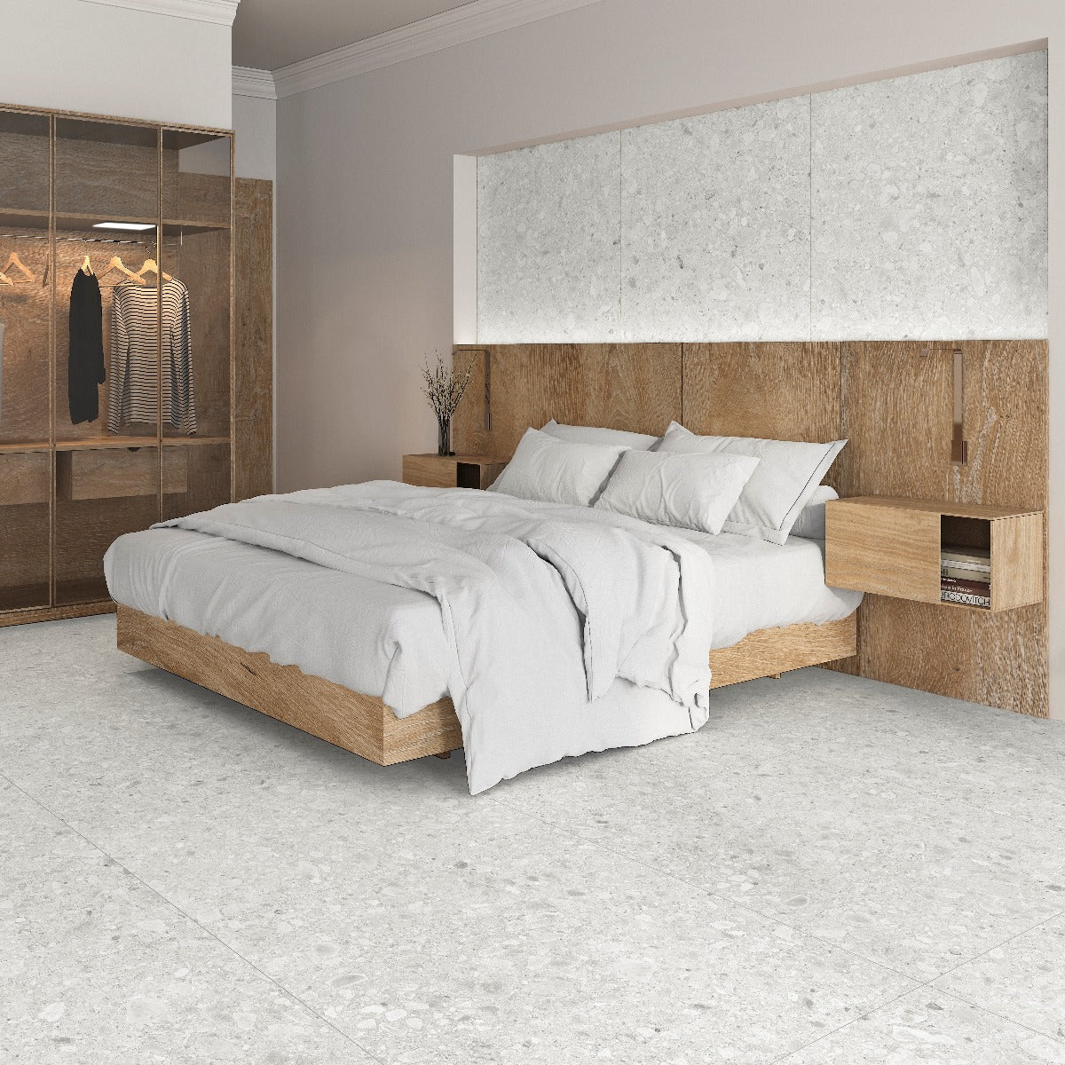 Gulvflis Flodsten Snow 30x60