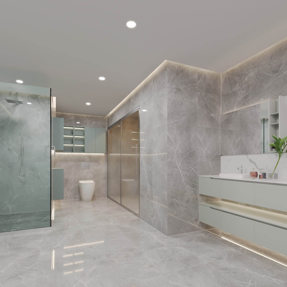 Gulvflis Aura Perla Blank Marmor 60x60