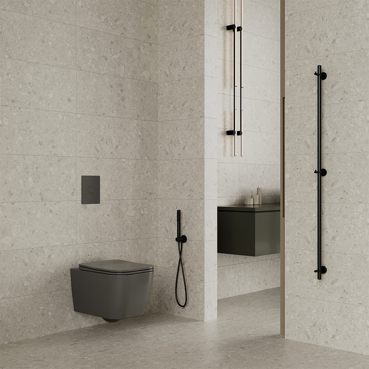 Gulvflis Flodsten Snow 120x120