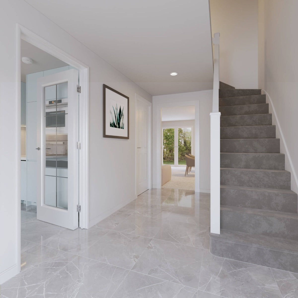 Gulvflis Aura Perla Blank Marmor 60x60