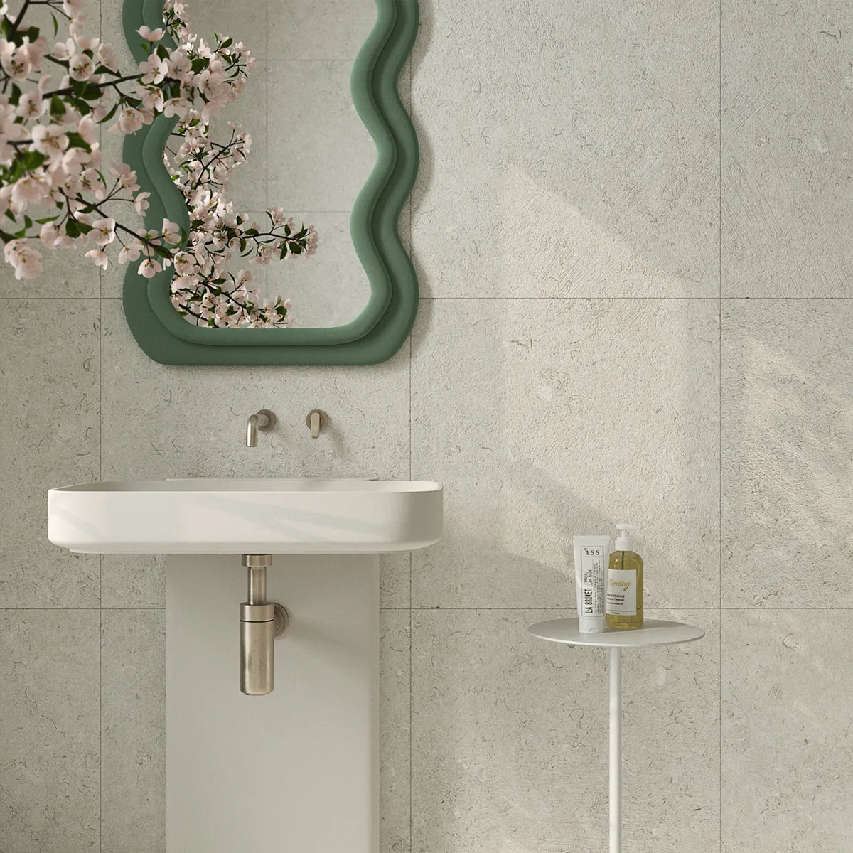 Gulvflis Kalksten Norr Pearl Matt 60x60