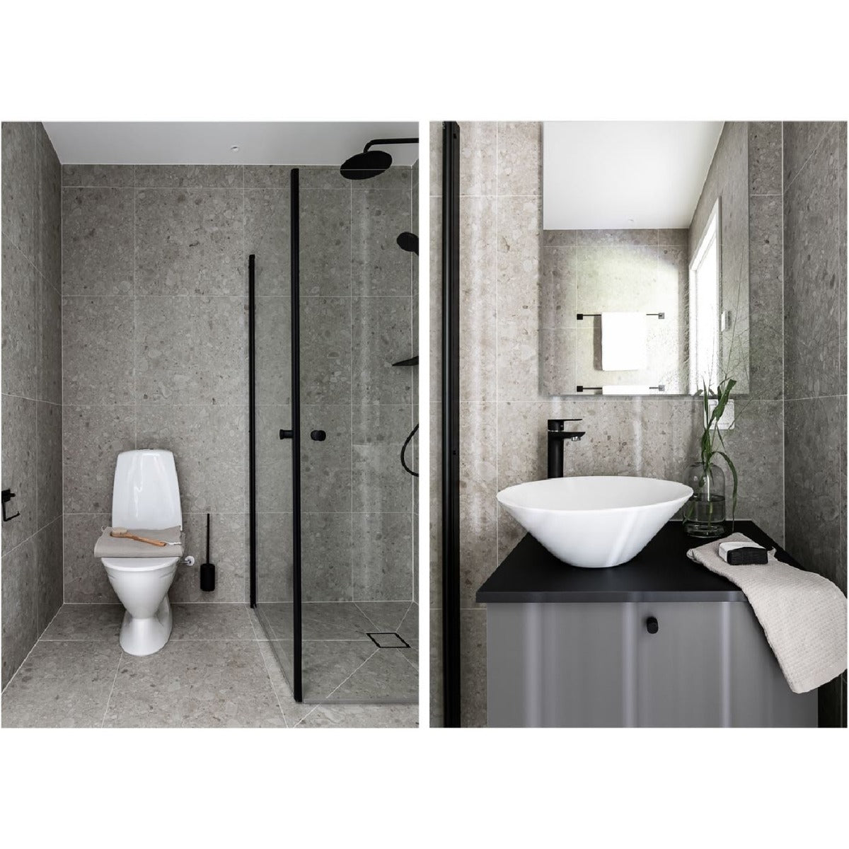 Gulvflis Flodsten Smoke 60x60