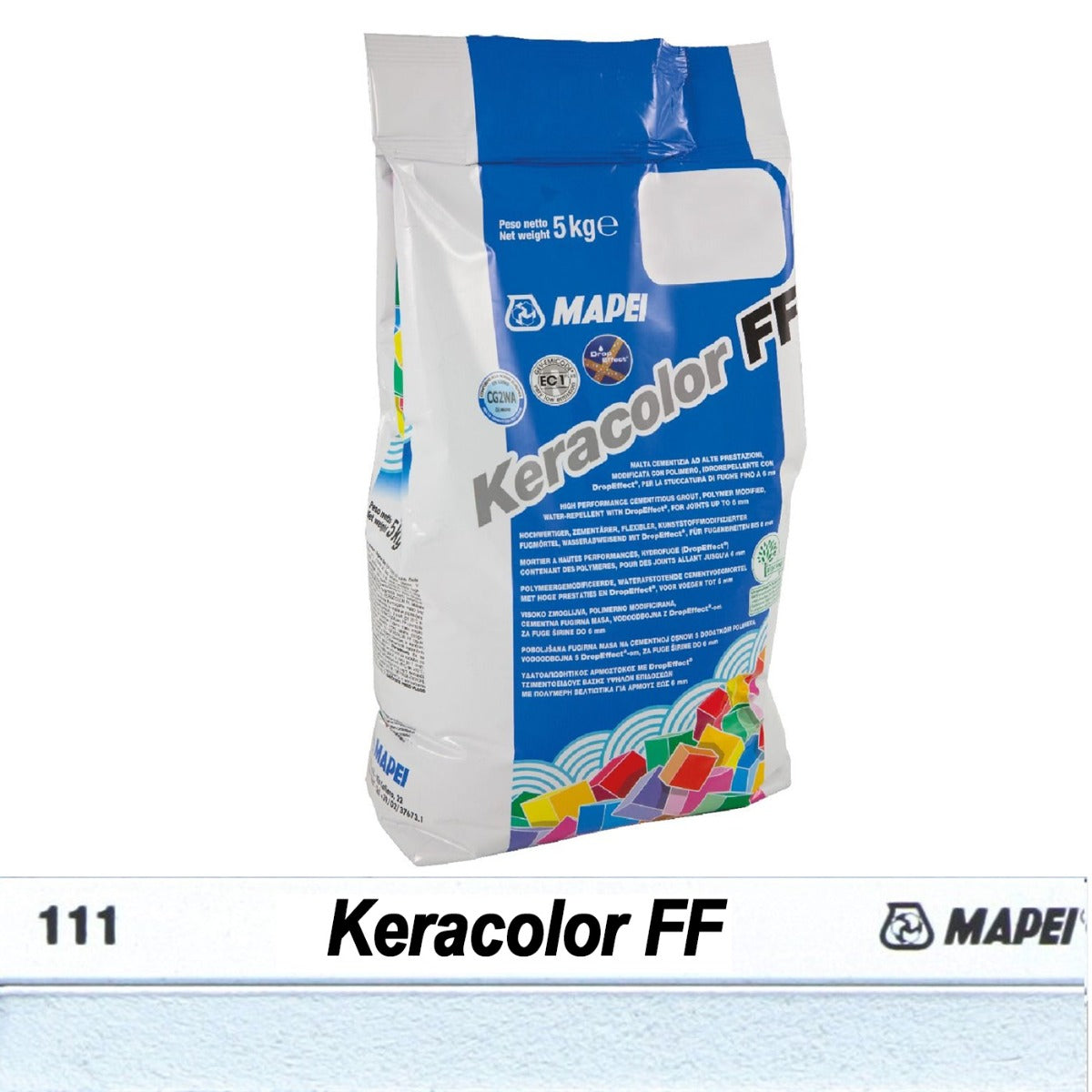Keracolor FF fugemasse 111 Silver Grey