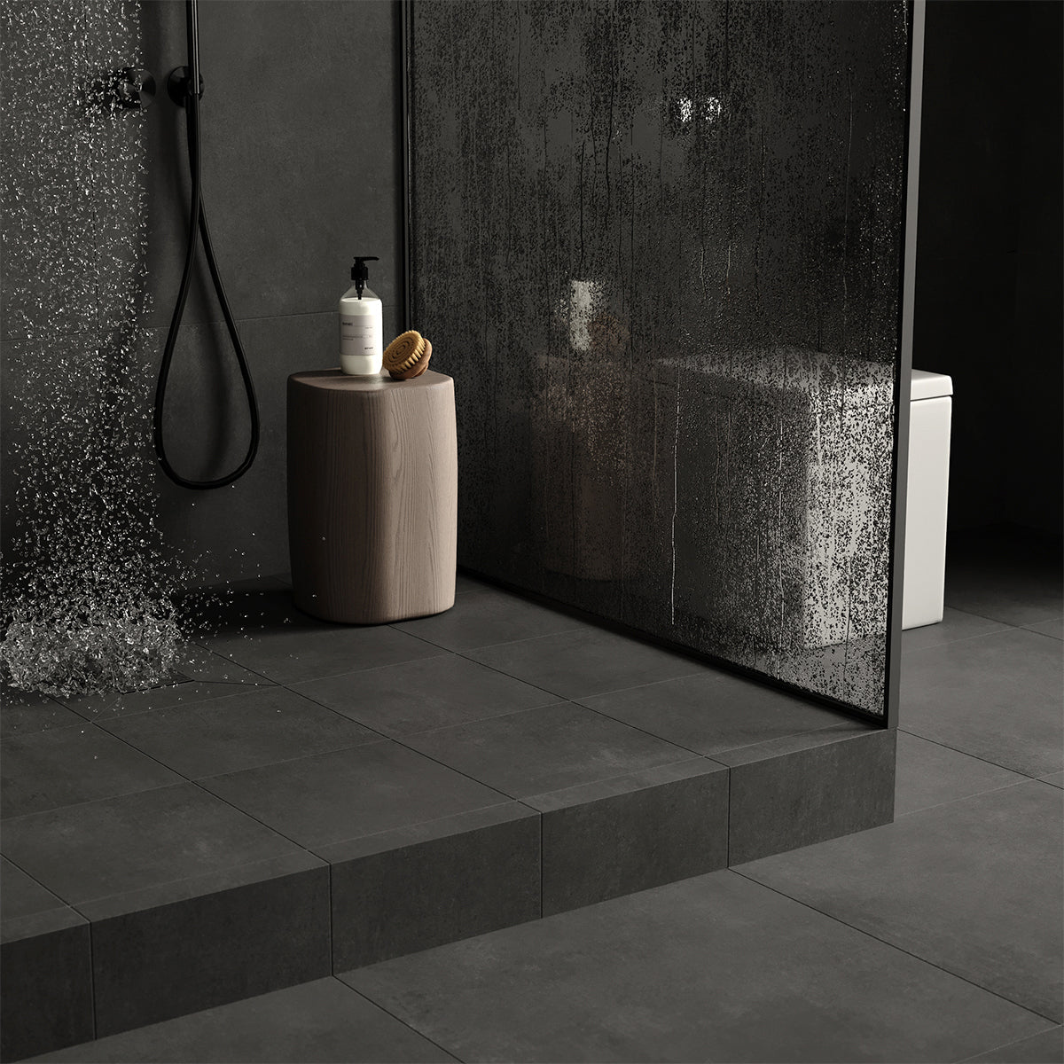 Prøve Paketpris! 4.95 m² Klinker Concrete Graphite Matt 30x30 (99:-/m²)