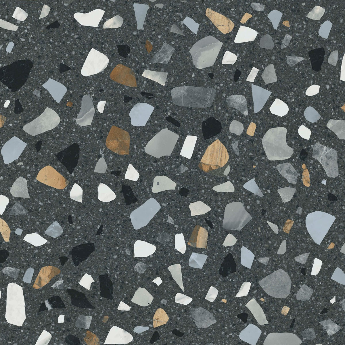 Gulvflis Terrazzo XL Graphite Matt 60x60