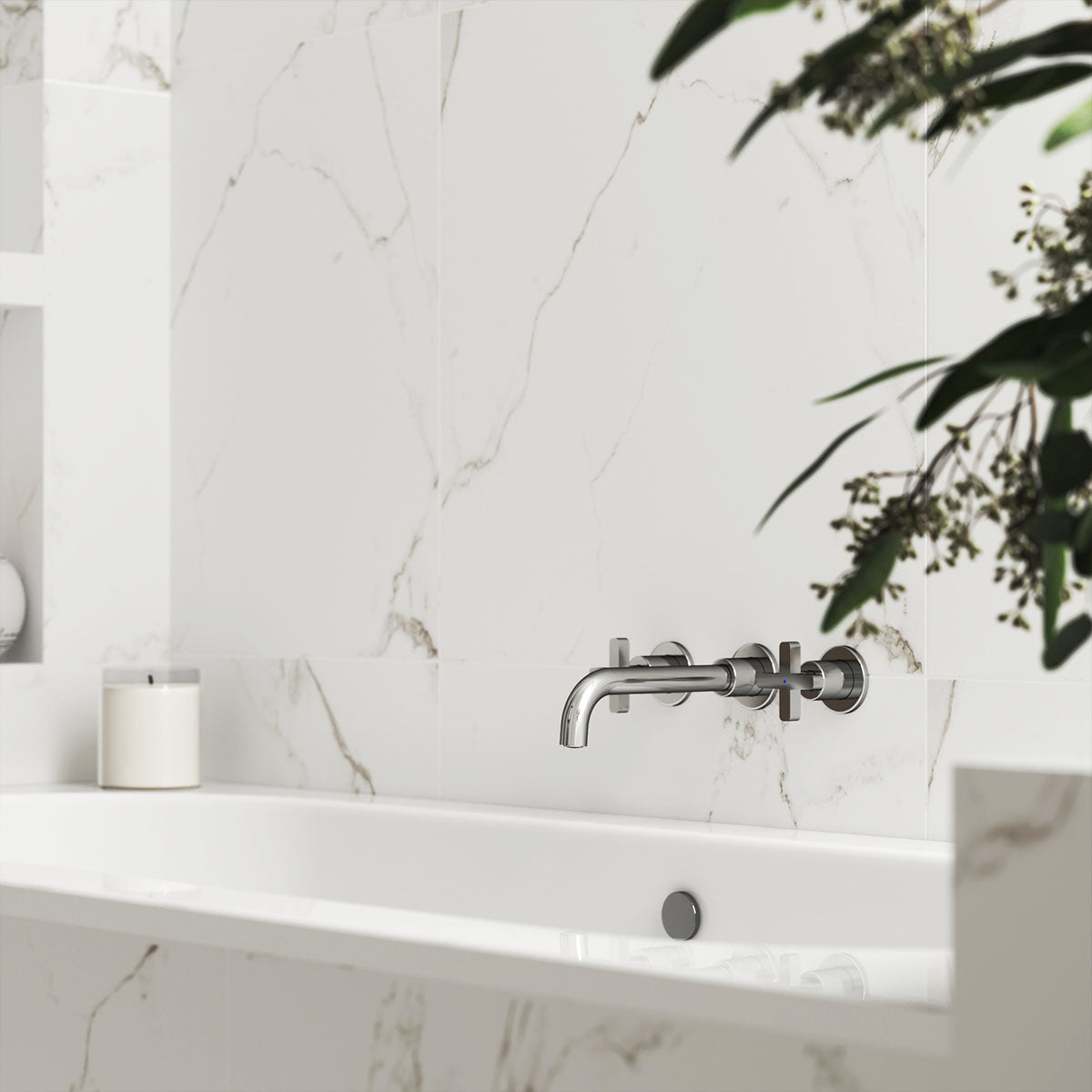 Gulvflis Carrara Marmor Matt 60x60