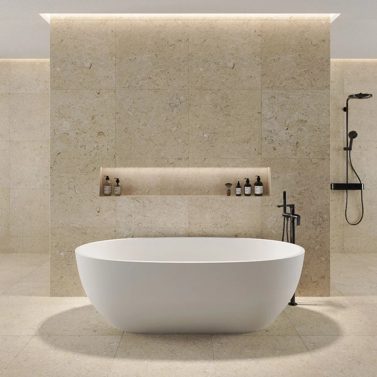 Gulvflis Kalksten Norr Natural Matt 60x60