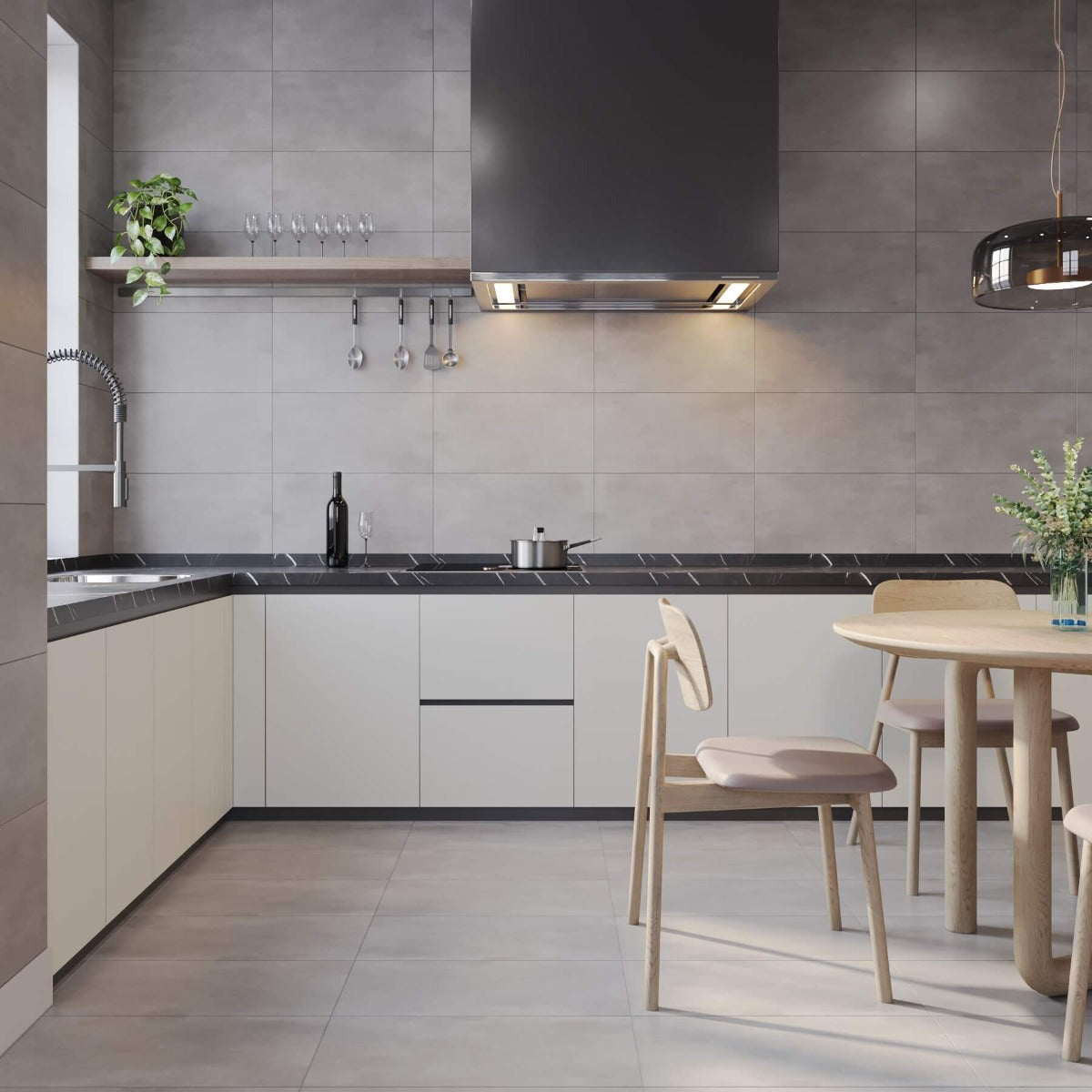 Gulvflis Town Grey 30x60