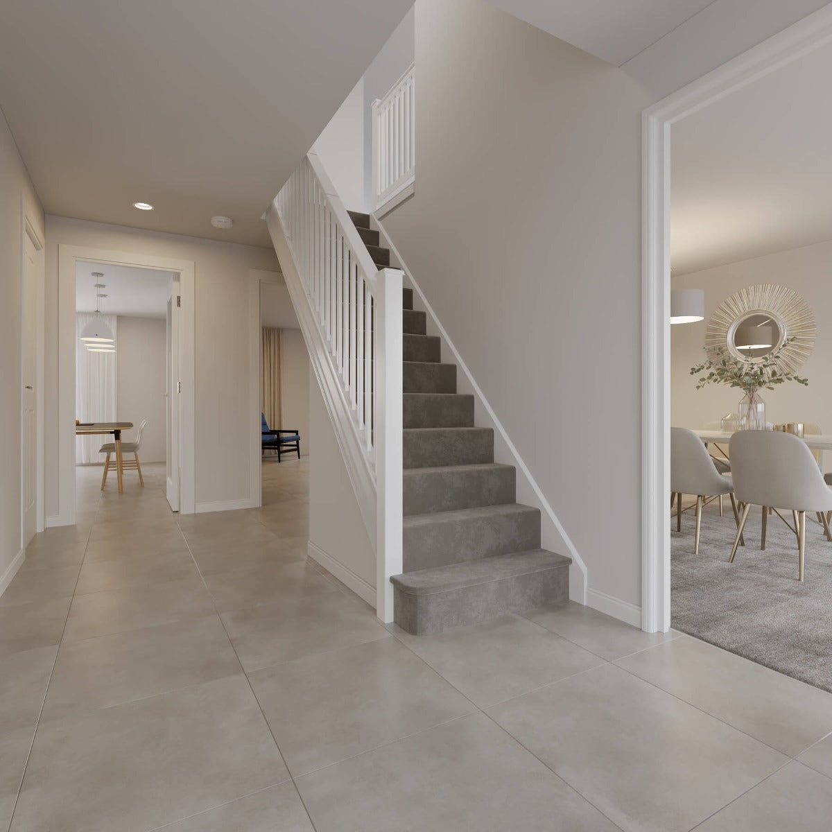 Gulvflis Town Soft Grey 60x60