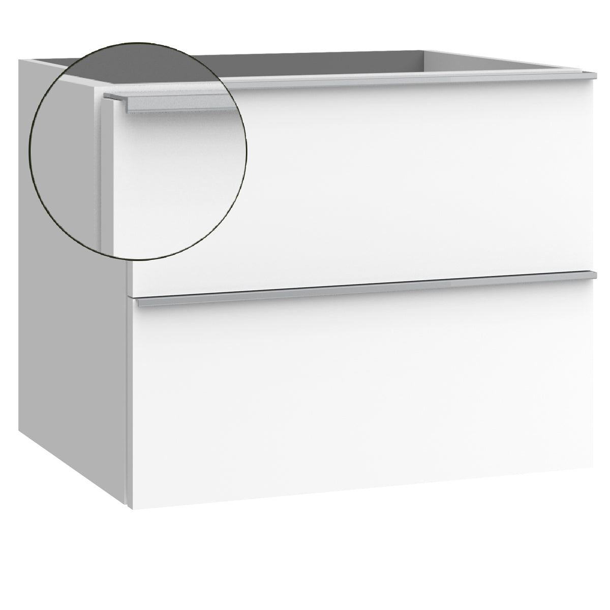 Servantskap og servant 60 cm Tenfors Harmoni Hvit matt