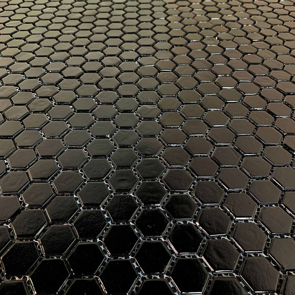 Mosaikk Hexagon Svart
