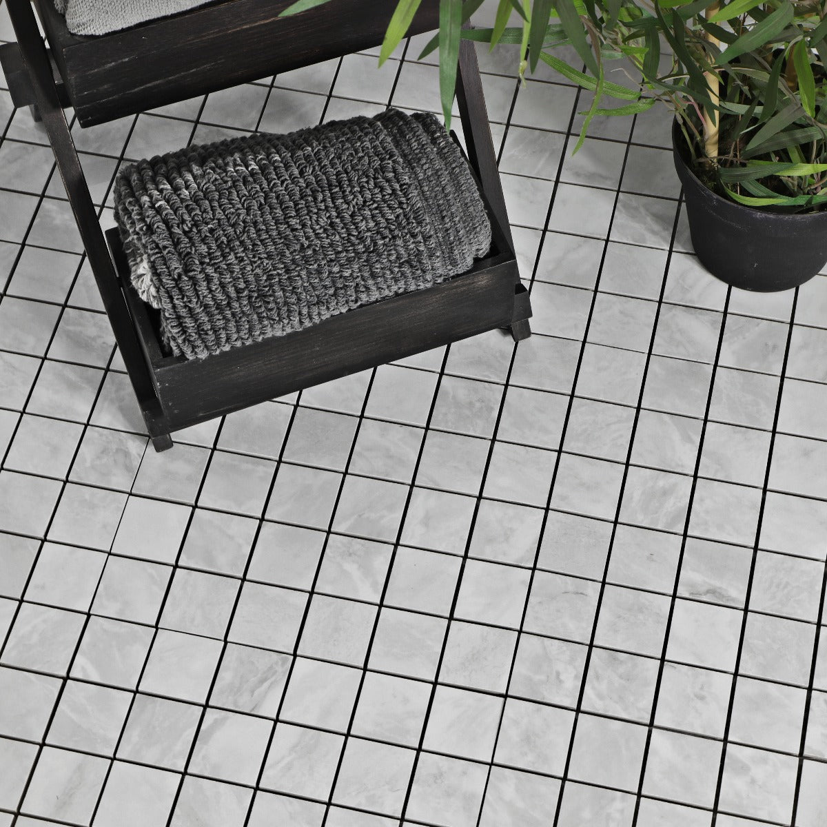 Mosaikk Silke Blanco Marmor Blank