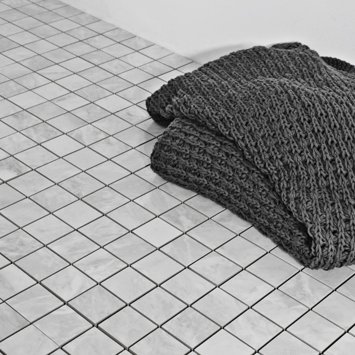Mosaikk Silke Gris Marmor Blank