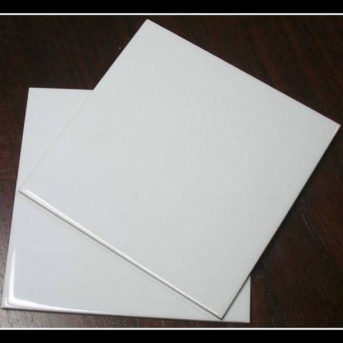 Veggflis Hvit Blank 15x15