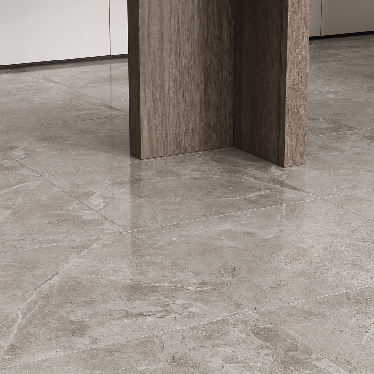 Gulvflis Pulpis Mid Grey Marmor Blank 60x60