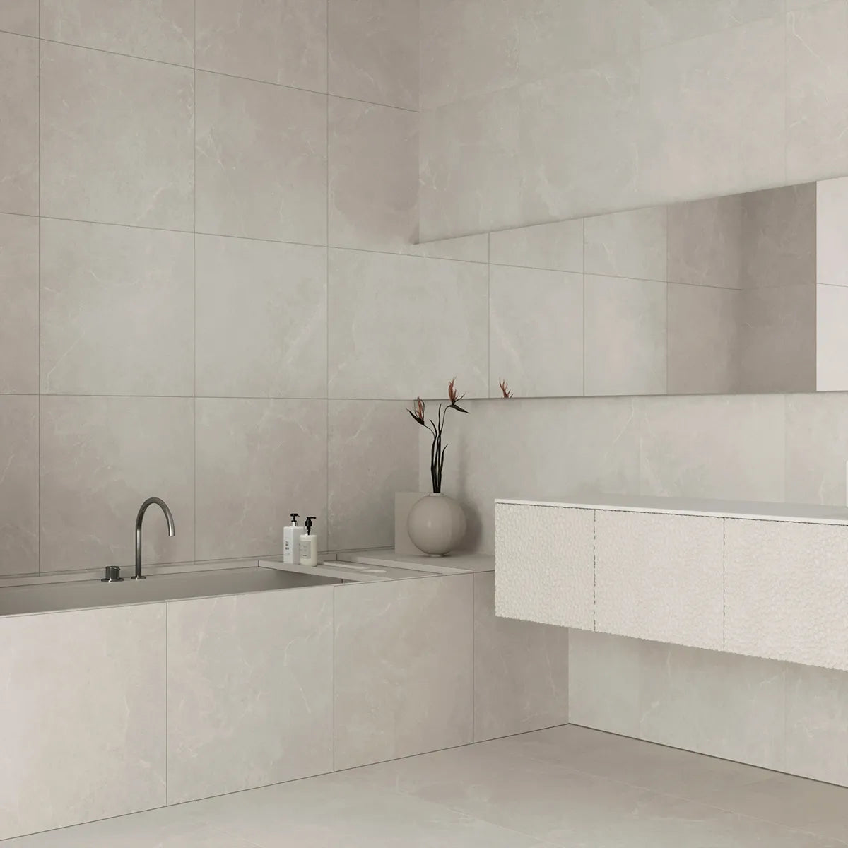 Gulvflis Storm Cream 60x60