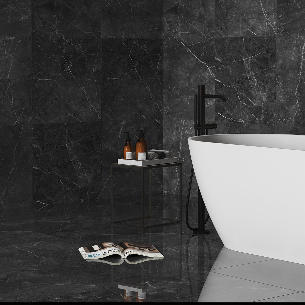 Gulvflis Venatto Marmor Blank 60x60