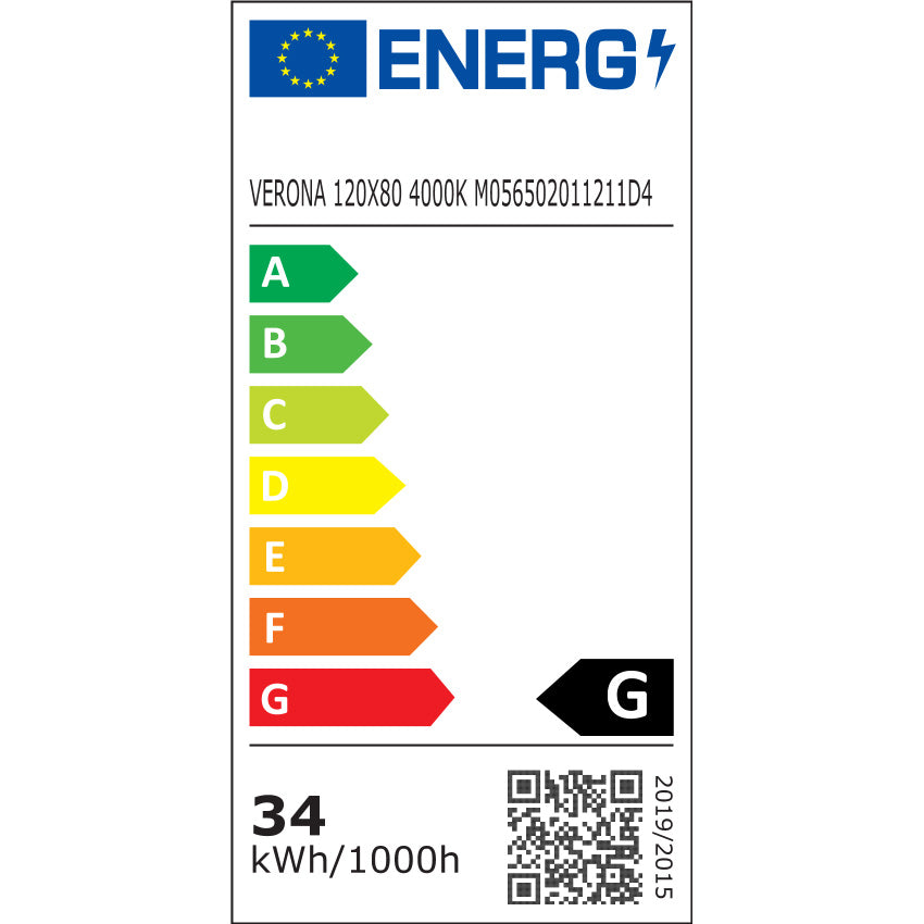 Baderomspeil Imfri LED 120x80 cm Tenfors Verona