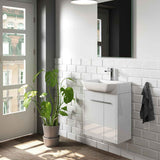 Prøve Baderomsmøbel Set Tenfors Kompakt 55 cm Hvit Blank