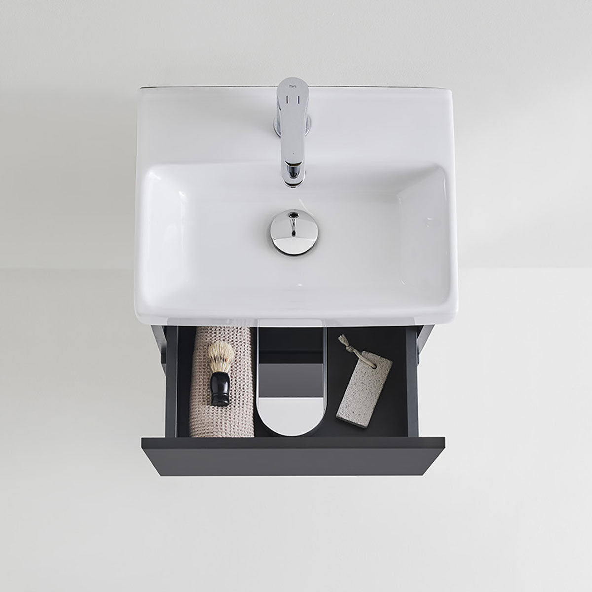 Servantskap Hafa Neat Skuffer med Servant Antrasitt 42 cm