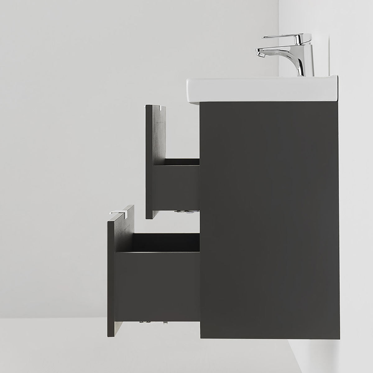Servantskap Hafa Neat Skuffer med Servant Antrasitt 42 cm