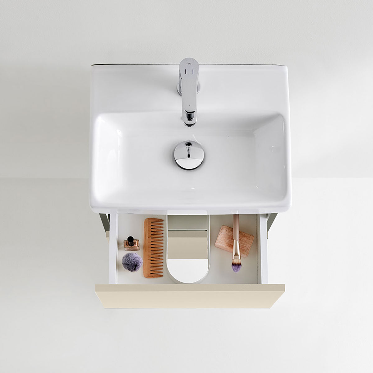 Servantskap Hafa Neat Skuffer med Servant Beige 42 cm