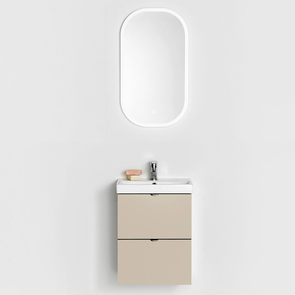 Servantskap Hafa Neat Skuffer med Servant Beige 42 cm